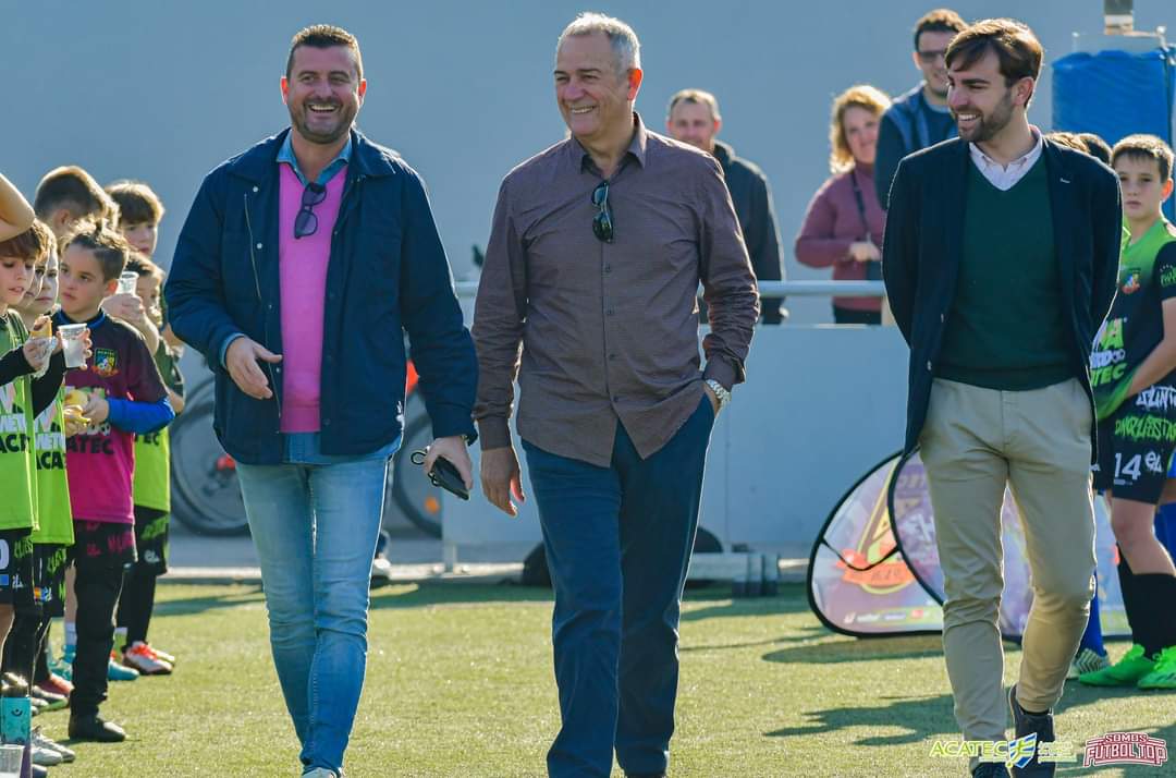 Felipe Moreno visita el Campus de Navidad 2022 ACATEC España (Academia de Fútbol Profesional)